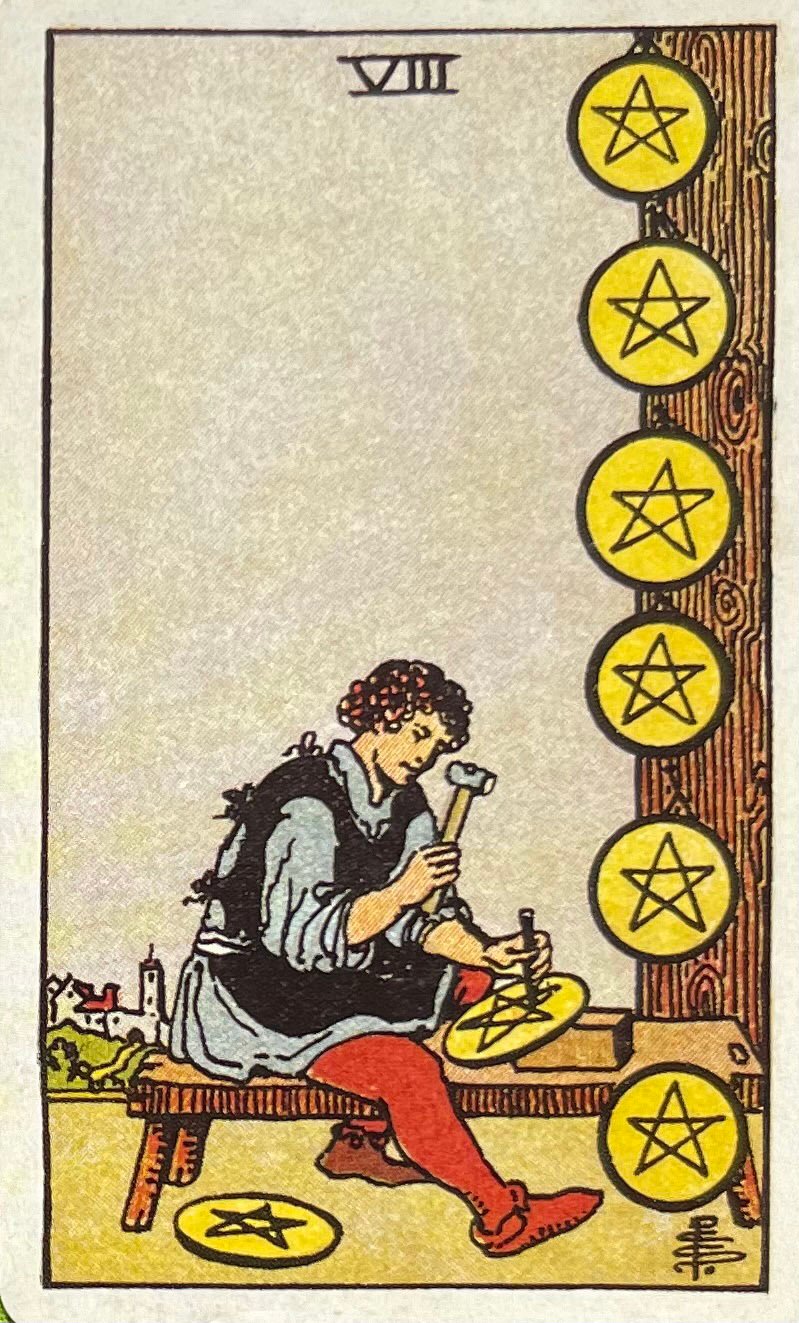 Carta do 8 de Ouros